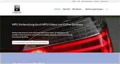 Desktop Screenshot of mpu-info.de