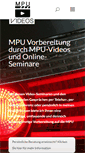 Mobile Screenshot of mpu-info.de