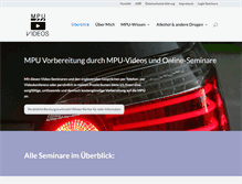 Tablet Screenshot of mpu-info.de